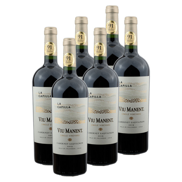 6 x Single Vineyard Cabernet Sauvignon &quot;La Capilla&quot; 0.75l (14%Vol.) Rotwein - Viu Manent, Chile