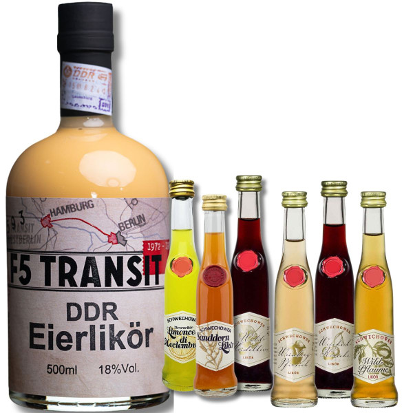 DDR Eierlikör + 6 Kleine Liköre (Mix)