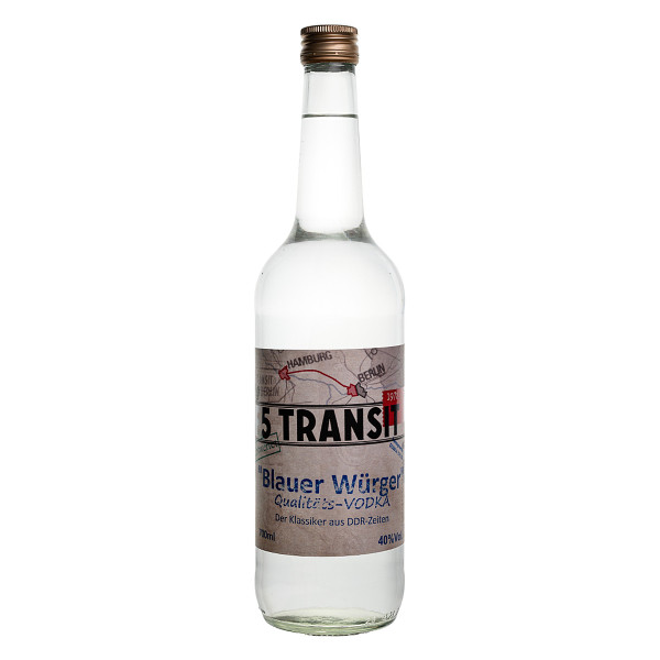 Vodka Blauer Würger 0.7l (40%Vol) No. 5770 - DDR-Edition - F5 Transit