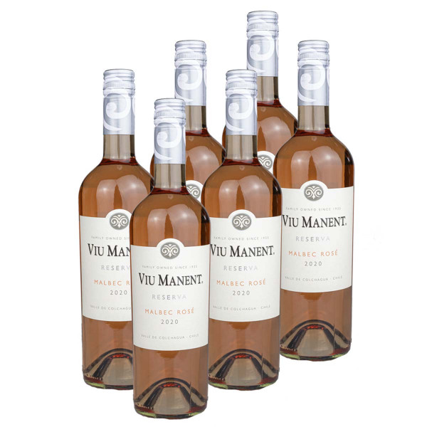 6 Flaschen Wein Viu Manent Reserva Rose Malbec 0,75l (13%Vol)