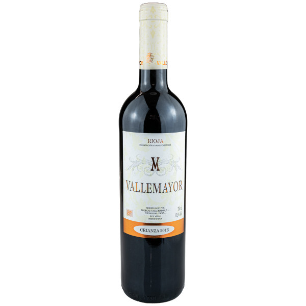 Crianza Rioja 0,75l (13,5%Vol.) - Rotwein, Vallemayor, Spanien