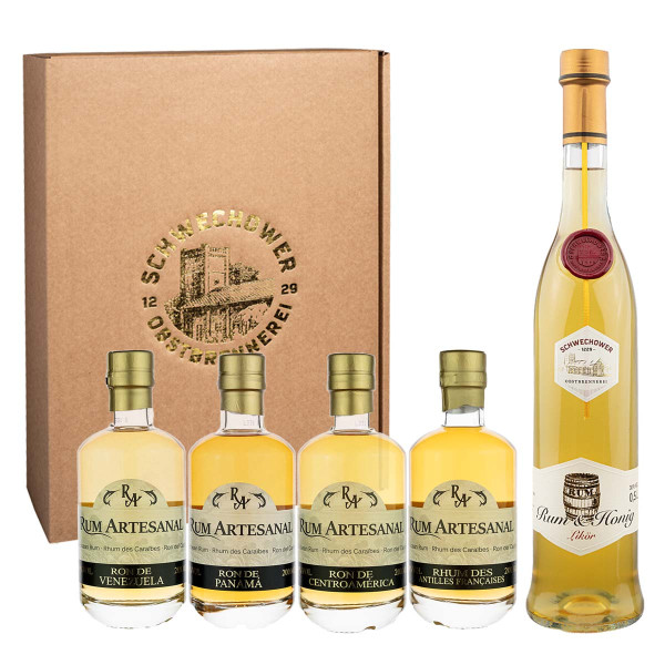 Rum Geschenk Set - Honig - Geschenkset 14081