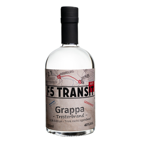 Grappa 0.5l (40%Vol) No. 5721 - DDR-Edition - F5 Transit