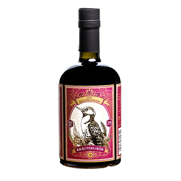 KRÄUTER 30 0.5l (30%Vol) - Waldkräuter - milder Kräuterlikör (Waldschnaps)
