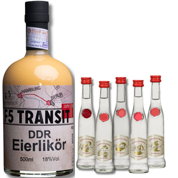 DDR Eierlikör + 5 Kleine Schnäpse (Mix)