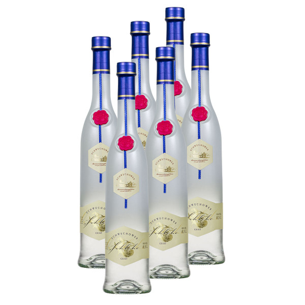 6 x Obstgeist SCHLEHE  0.5l (40%Vol.) - Schlehengeist