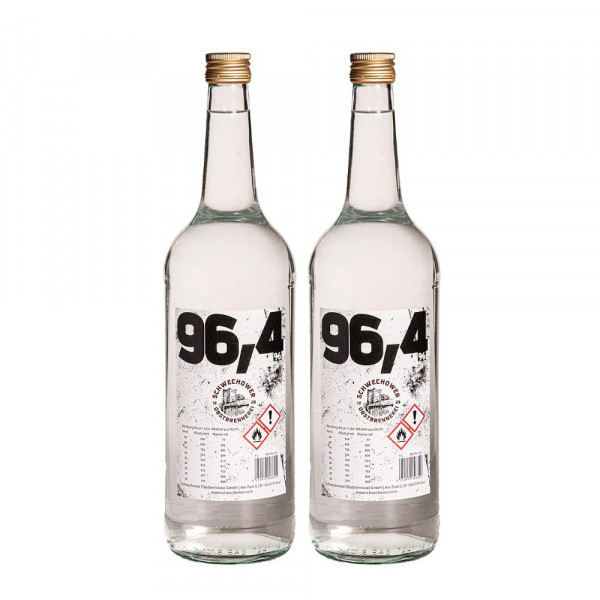 2 x Neutralalkohol 1l (96,4%Vol.)