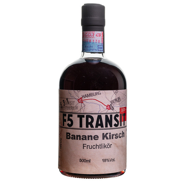 Banane Kirsch Likör 0.5l (18%Vol) No. 5531 - F5 Transit (BRD-DDR)