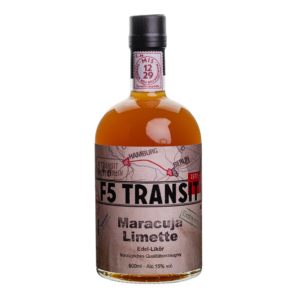 Maracuja Limette Likör 0.5l (15%Vol) No. 5546 - F5 Transit (BRD-DDR)