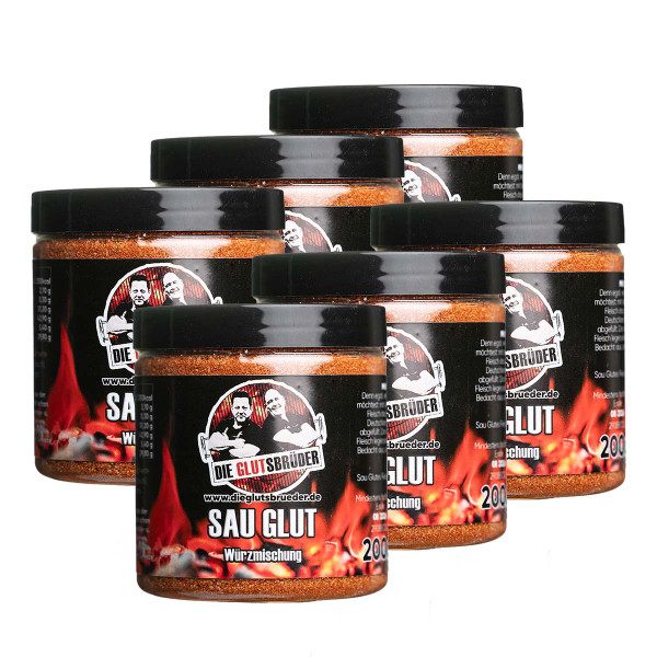 6 x Sau Glut 200g - Die Glutsbrüder