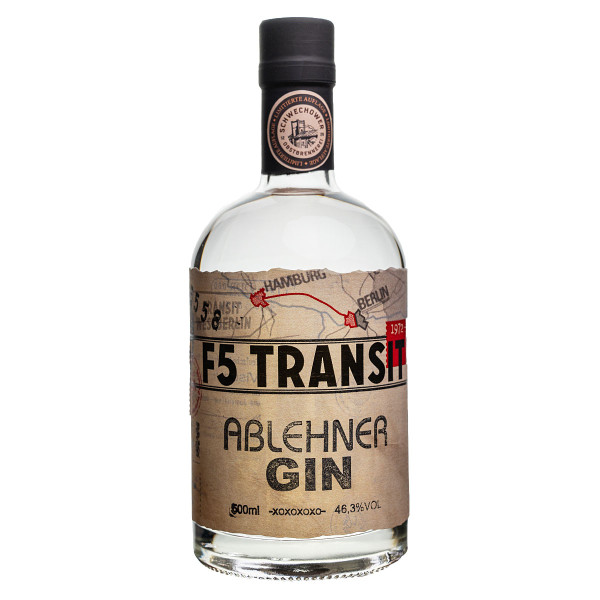 Ablehner GIN 0.5l (46,3%Vol) No. 5130 Ostgin - F5 Transit (BRD-DDR)