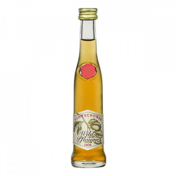 Likör Wildpflaume 4cl (22%Vol.) - Wildpflaumenlikör - kleine Flasche