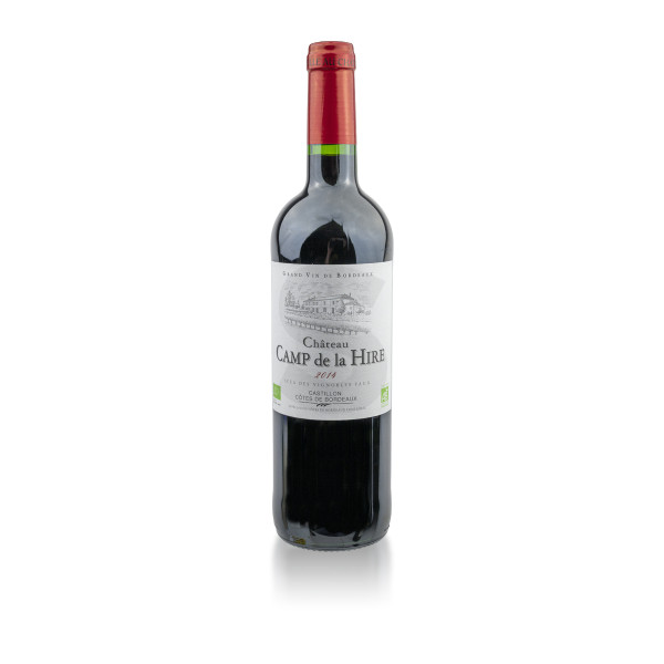 Camp de la Hire Bordeaux - trocken - BIO Wein - 0.75l (12,5%Vol.) Rotwein, Frankreich