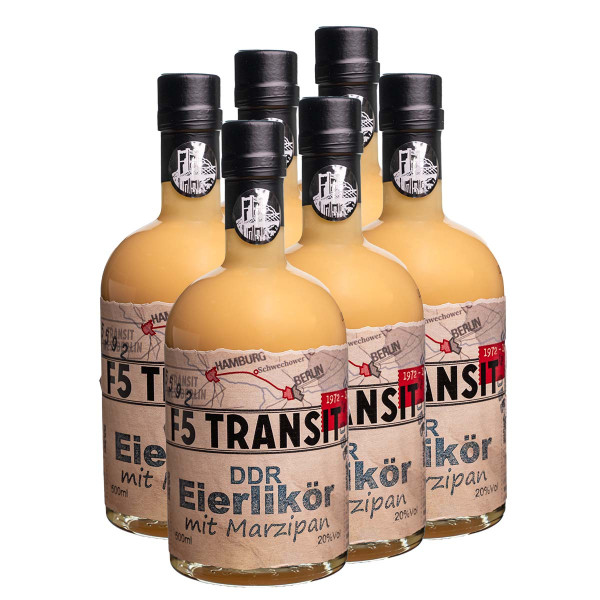 DDR Eierlikör MARZIPAN 6x0.5l (20%Vol) No. 5592- Ration