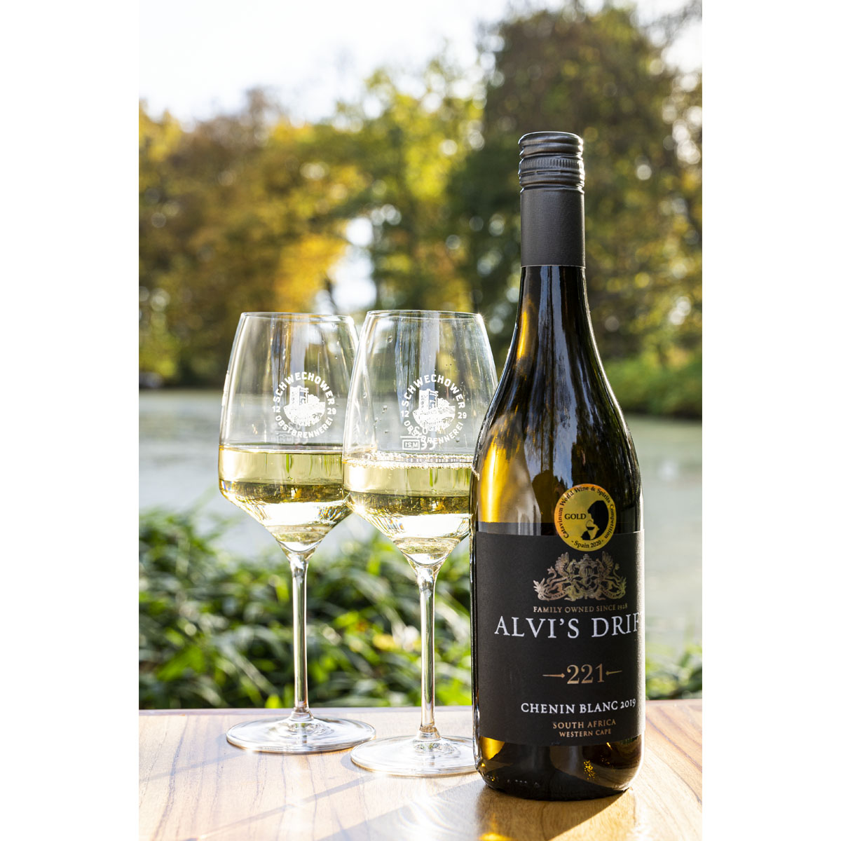 221 Chenin Blanc 0.75l (13,5%Vol.) - Weißwein, Alvis Drift, Südafrika