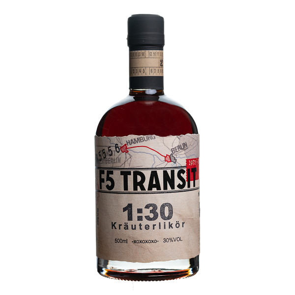 1:30 Kräuterlikör 0.5l (30%Vol) No. 5556 - F5 Transit (BRD-DDR)